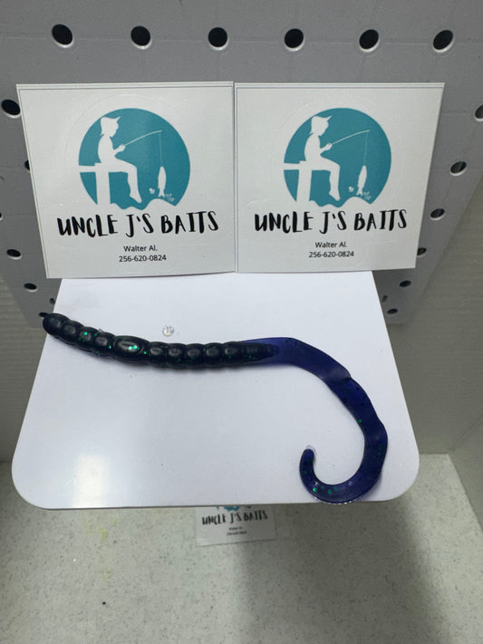 7.5” Curly Tail Worm.